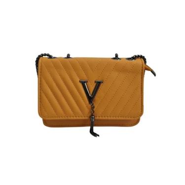 Imagem de Bolsa feminina transversal tiracolo tote  aba pequena - Glória W & V, 
