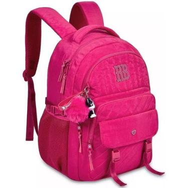 Imagem de Mochila Escolar de Costas Rebecca Bonbon Clio RB24516 Rosa