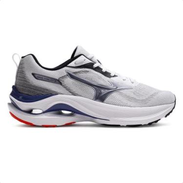 Imagem de Tênis Mizuno Wave Vitality 7 Masculino, 43, Branco, Preto