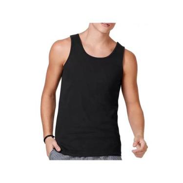 Imagem de Camiseta Hering Regata Masculina 0199 Preto, G, Preto