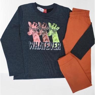 Imagem de Conjunto infantil feminino inverno moletom felpado e legging - Kyly, C
