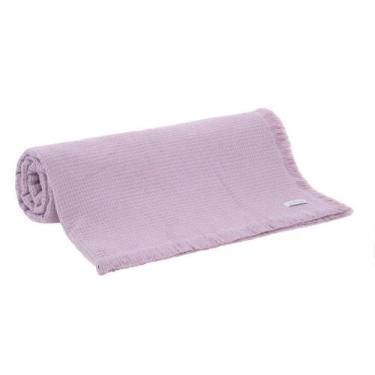 Imagem de Colcha Cotone c/ Franja Casal - Buddemeyer Luxus, Rosa