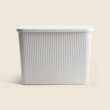 Imagem de Caixa Organizadora Canel Cinza 29X22CM - A\CASA