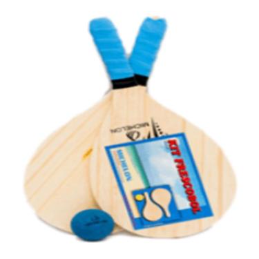 Imagem de Kit Frescobol Natural  - MICHELON Kit Frescobol Natural - MICHELON