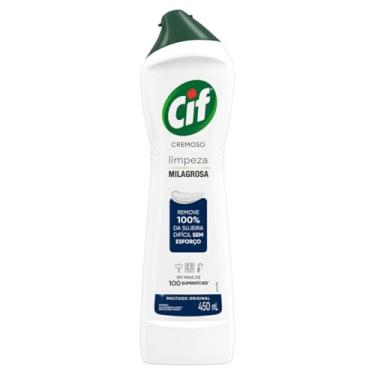 Imagem de Cif Cremoso Limpeza Milagrosa Remove 100% Da Sujeira 450 Ml