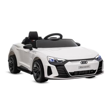 Imagem de Carro Elétrico Infantil Audi RS E-Tron GT R-C 12V com Controle Remoto Branco Brinquedos Bandeirante