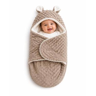 Imagem de Saco de Dormir para Bebê em Manta Soft Pipoquinha e Sherpa - Toque Mac