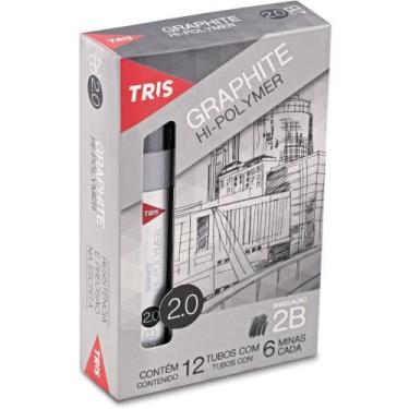 Imagem de Grafite 2.0MM TRIS 2B 12TUBOSX06MINAS - Summit