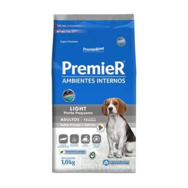 Imagem de Ração Premier Ambientes Internos Light Cães Adultos 1 kg - PREMIER PET