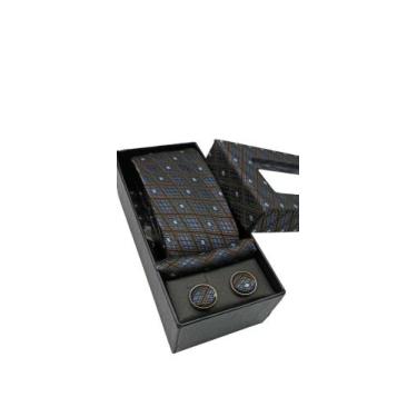 Imagem de Kit gravata Cinza com detalhe - COD: IDE005 - Importada