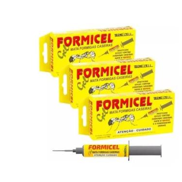 Imagem de 1cx Formicel Formicida em Gel - Para Formigas Caseiras 10g, 2 unidades