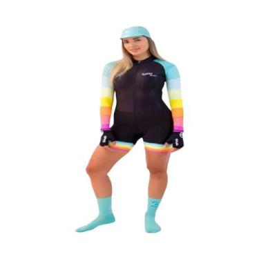 Imagem de Conjunto De Ciclismo De Competição KAFITTA Little Monkey De Manga Long