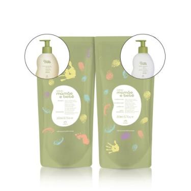 Imagem de Shampoo + condicionador refil para bebês Mamãe e bebê Natura