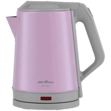 Imagem de Chaleira Eletrica Britania BCH12RS 1.9L 1500 Watts 220V/60HZ Rosa/Cinz