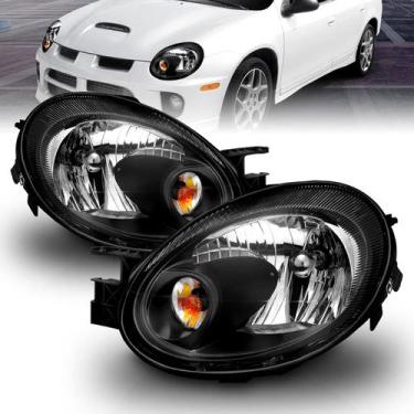 Imagem de Faróis AmeriLite 03-05 Dodge Neon Conjunto Esquerdo e Direito