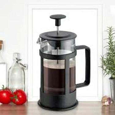 Imagem de Cafeteira francesa chaleira em vidro cremeira para cafe bule prensa french press 600ml