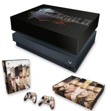 Imagem de Capa Anti Poeira E Skin Compatível Xbox One X - Final Fantasy Xv A - P