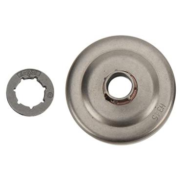 Imagem de 7 engrenagem estriada, sistema de roda dentada de aro alta precisão à prova de ferrugem 0,325 alta dureza de passo 108215X para motosserra