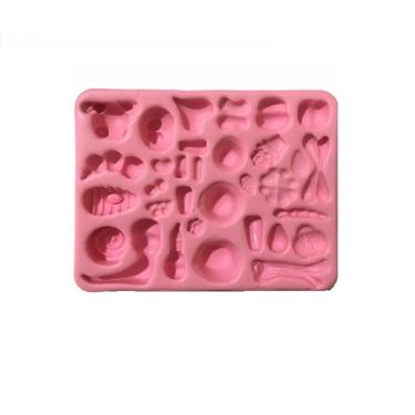 Imagem de Molde De Silicone Jardim, Abelha, Flor, Resina, Confeitaria, Biscuit Molds Planet