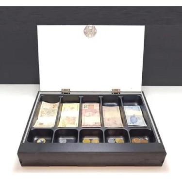 Imagem de Caixa Registradora Gaveta Dinheiro Porta Cédulas Niqueleira