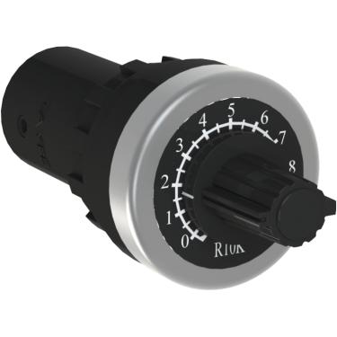 Imagem de Chave Potenciômetro Precisão 22mm 250v - Brasiltec | 10K Ref.1147801