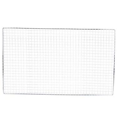 Imagem de malha de a?o inoxid¨¢vel,Churrasqueira, grade de grelha para churrasco, rede de substitui??o de cozimento, para fumante, pellet, g¨¢s, churrasqueira a carv?o, para acampar churrasco ao ar livre fe