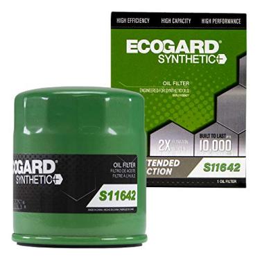 Imagem de ECOGARD S11642 Filtro de óleo do motor Spin-On para óleo sintético – Substituição premium serve para Chevrolet Colorado, Cruze, Equinox, Impala, Malibu, Spark