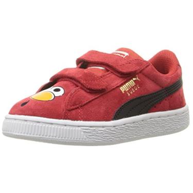 Imagem de PUMA Suede Sesame STR ELMO Kids-K, High Risk Red/Black, 3.5 M US Big