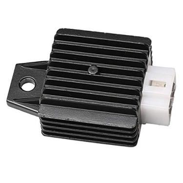 Imagem de HERIS Retificador de regulador de tensão de 12V 4 pinos para GY6 QMB139 157QMJ 50cc-125cc ATV Scooters Go Karts Quad Compatível com 4 rodas Moped Dune Buggy Sandrail Roketa Taotao Sunl Jonway