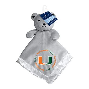 Imagem de Cobertor de urso de segurança Miami Hurricanes da Baby Fanatic, tamanho único, marrom