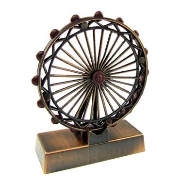 Imagem de TG,LLC Treasure Gurus Bronze Metal Réplica Roda Gigante Fundida Novidade Apontador de Lápis Colecionável