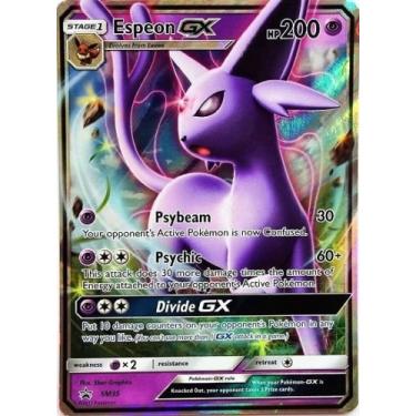 Carta Pokémon Espeon Gx Full Art Sol E Lua