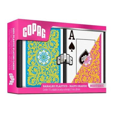 6 Jogo De Baralho Copag 1001 Duplo Plástico Com 110 Cartas em Promoção é no  Buscapé