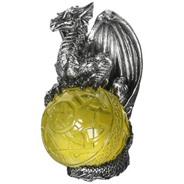 Imagem de Design Toscano CL5541 Protetor do portal gótico estátua de ornamento de dragão celta, colorida, 10 cm