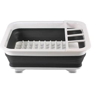 Imagem de Escorredor De Pratos Louça Retrátil Silicone