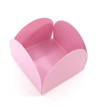 Imagem de Forminha para Doces Rosa Lisa - 50 Unidades