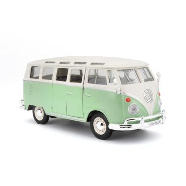 Imagem de Miniatura Carro - Kombi - Volkswagen Van Samba - Verde - Special Editi
