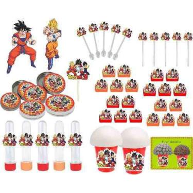 Imagem de Kit Festa Infantil Dragon Ball Z 265 Peças (30 Pessoas) - Produto Arte