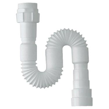 Imagem de Kit 12 Sifão Sanfonado Universal Krona 0,73Cm