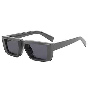 Imagem de Óculos de sol pequenos femininos masculinos tecnologia Sense Punk One Piece Sun Glaase Eyewear UV400,4, tamanho único