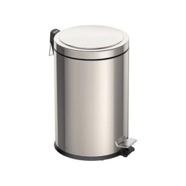 Imagem de Lixeira Inox Com Pedal Tramontina Com Acabamento Polido E Balde Interno Removível 20 L