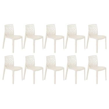 Imagem de Loft7, Kit 10 cadeiras de jantar cozinha Gruvyer