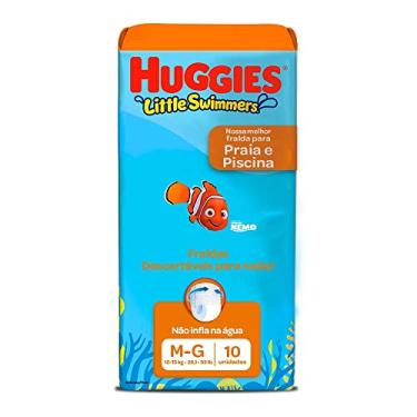 Imagem de Fralda Infantil Little Swimmers M/G, 10 Unidades, Huggies