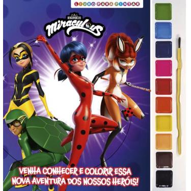 Meu Blocão de Colorir - Miraculous - Cores e Aventura