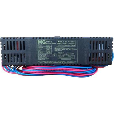 Imagem de Reator Eletrônico 2 X 100w 220v Lampada Fluorescentes Tubular Ho Bronzeamento Margirius