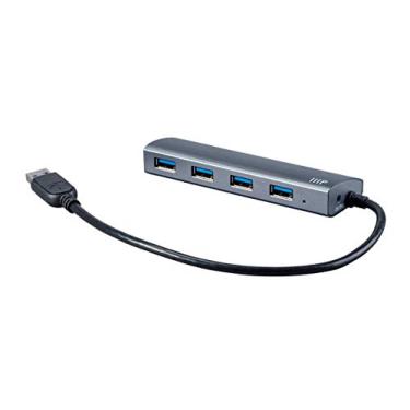Imagem de Monoprice Hub USB 3.0, 4 portas, design unibody de alumínio, até 5 Gbps, Plug and Play, compatível com Windows e MacOS