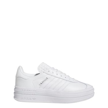 Imagem de adidas Tênis feminino Gazelle Bold Triple White IE5130 tamanho 39