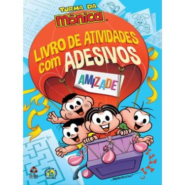 Imagem de Turma Da Mônica Livro De Atividades Com Adesivos - Amizade