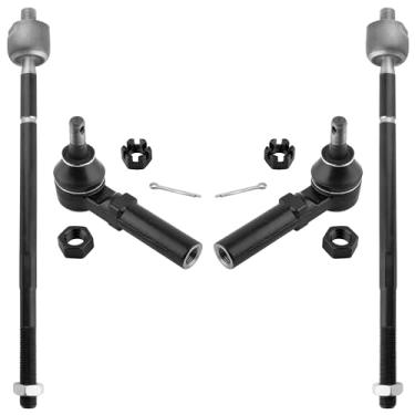 Imagem de MYSMOT ES3401 EV362 Extremidades dianteiras internas e externas para Chrysler Town & Country Dodge Caravan Grand Caravan Plymouth Voyager 1996 1997 1998 1999 2000, pacote com 4