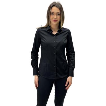 Imagem de Camisa Dudalina Manga Longa Slim Feminina-Feminino